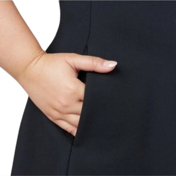 SPANX The Perfect Fit & Flare Black Stretch Skater Dress Size XL NEW! MSRP $188 - Picture 12 of 16